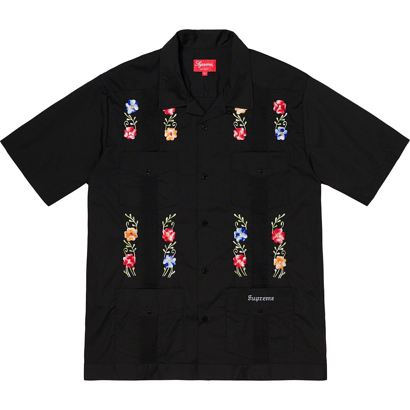 Flowers Guayabera S/S Shirt view 3